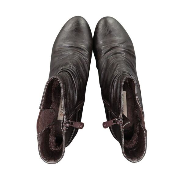 Spring Step Shoes Womens 39 Patrizia Bootie Block Heel Slouchy Leather Fashion - Picture 8 of 16